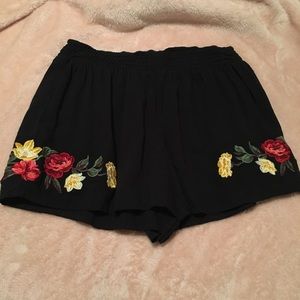Soft floral shorts